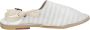 Moma Vintage Leren Sandalen voor Vrouwen White Dames - Thumbnail 1