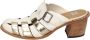 Moma Vintage Lederen Hakkenmuiltjes White Dames - Thumbnail 1