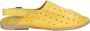 Moma Vintage Leren Sandalen voor Vrouwen Yellow Dames - Thumbnail 1