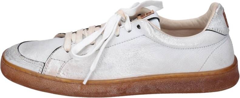 Moma Vintage Leder Sneakers Gray Dames