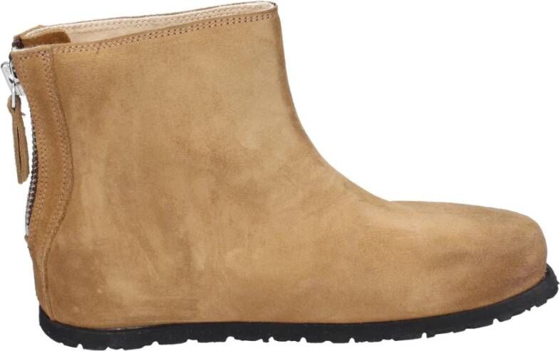 Moma Vintage Suède Enkellaarzen voor vrouwen Brown Dames