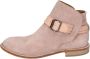 Moma Vintage Suède Enkellaarzen Pink Dames - Thumbnail 1