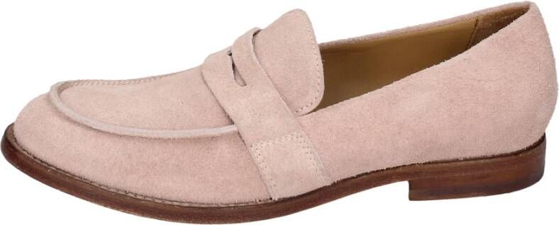 Moma Vintage Suède Loafers Pink Dames