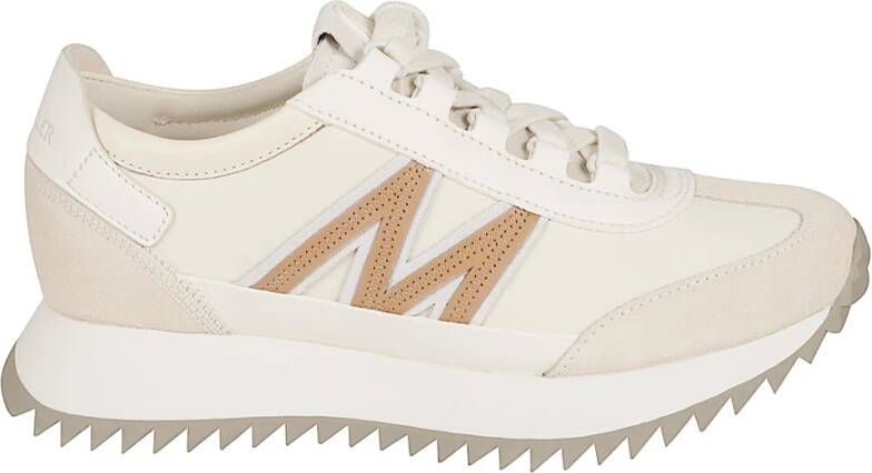 Moncler Beige Sneakers Pacey2 Nubuck Suède