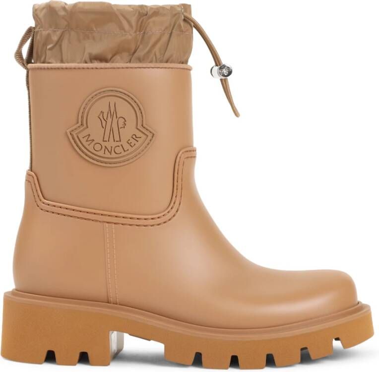 Moncler Beige Sneakers Waterdichte Enkellaarzen
