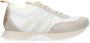 Moncler Beige Stoffen Sneakers Casual Veters Rubber - Thumbnail 1