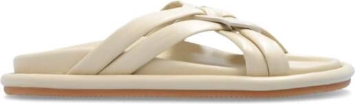 Moncler Bel slides Beige Dames