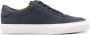 Moncler Blauwe Leren Sneakers Vetersluiting Blue Heren - Thumbnail 7