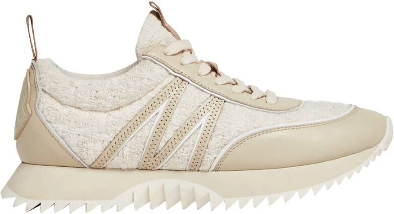 Moncler Bouclé Sneakers Vetersluiting Lichtgewicht TPU Zool