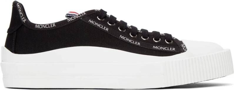 Moncler Canvas Glissiere Sneakers voor Heren Black Heren