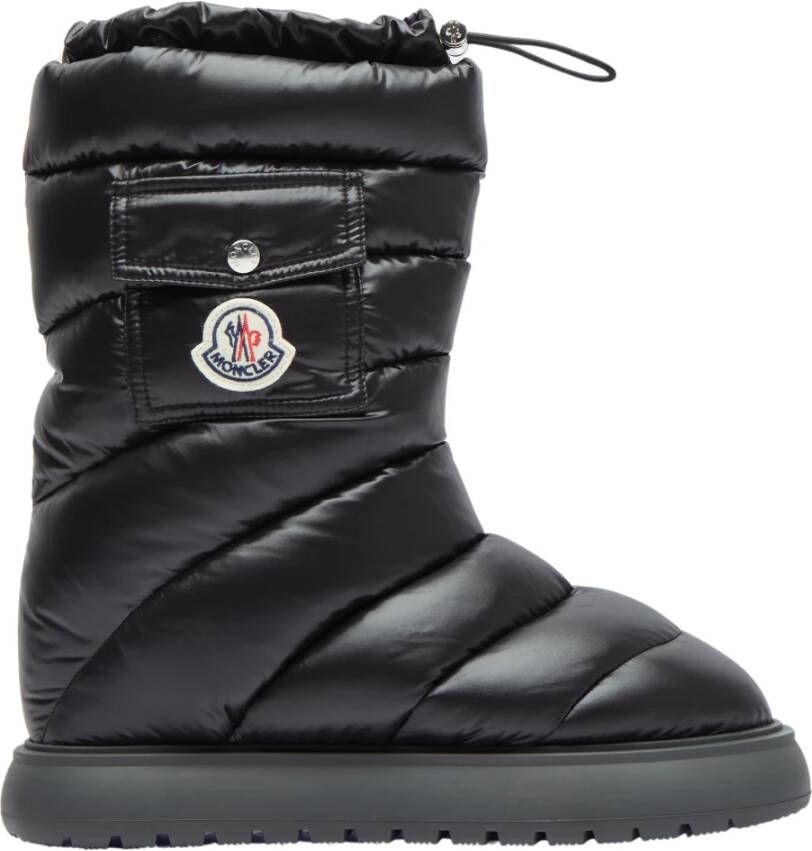 Moncler Gaia Pocket Mid Snow Winterlaarzen Black Dames