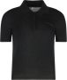 Moncler Gebreide Katoenmix Poloshirt met Ribboord - Thumbnail 1