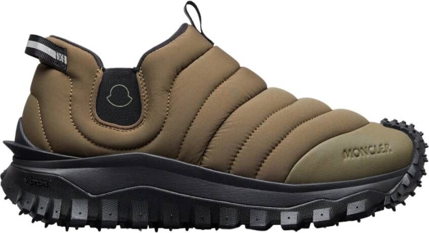 Moncler Gewatteerde waterafstotende Trailgrip Apres sneakers Brown Heren