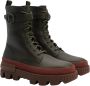 Moncler Groene leren militaire laarzen - Thumbnail 1