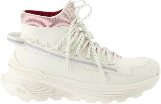 Moncler Hoogwaardige Polyester Sneakers White Dames