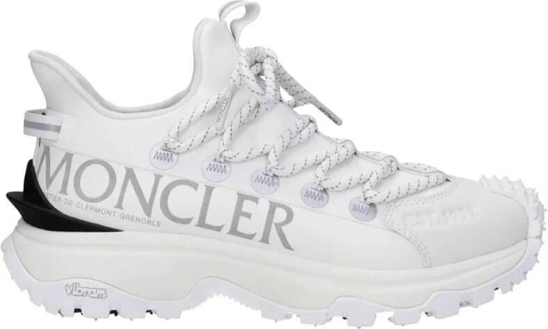 Moncler Ripstop Sneakers met Vibram Megagrip Zool White Dames