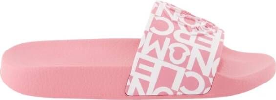 Moncler Roze Band Sandaal Slippers Pink Dames