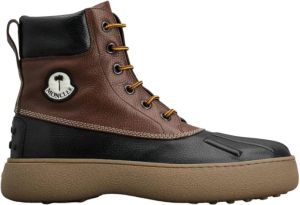 Moncler Lace-up Boots Zwart Heren