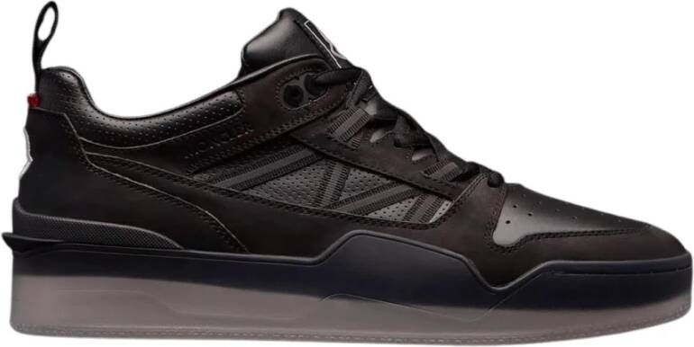 Moncler Lage Basketbal-geïnspireerde Sneakers Black Heren