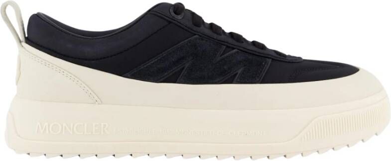 Moncler Lage Sneaker Zwart Wit Stijlvol