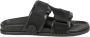 Moncler Leren Kruisband Platte Sandalen - Thumbnail 1