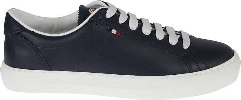 Moncler Blauwe Leren Sneakers voor Heren