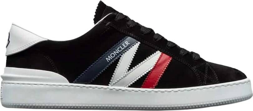 Moncler Leren Sneakers Stijl I1 09A Black Heren