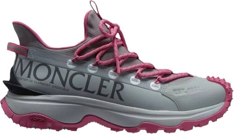 Moncler Lite 2 Trailgrip Sneakers Grijs Roze Multicolor Dames