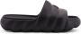 Moncler Zwarte Gewatteerde Slippers - Thumbnail 1
