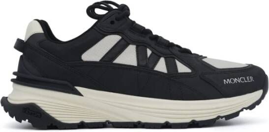 Moncler Lite Runner Lage Top Sneakers Black Heren