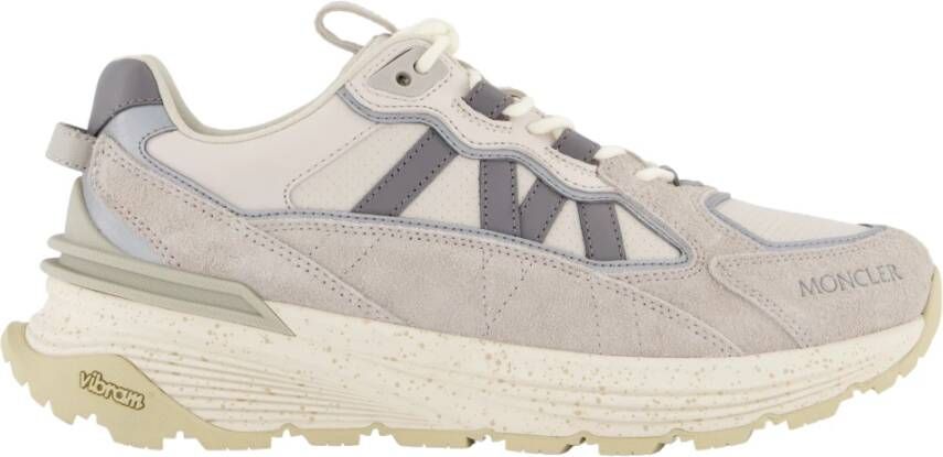 Moncler Witte Lite Runner Lage Top Sneakers Multicolor Heren