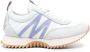 Moncler Logo Sneakers Wit Lichtblauw Rubberen Zool Blue Dames - Thumbnail 1