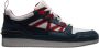 Moncler Low Top Wit Blauw Rode Sneakers - Thumbnail 1