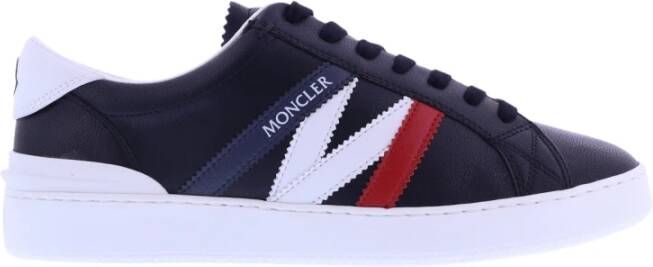 Moncler Synthetisch Leren Sneakers voor Heren Black Heren