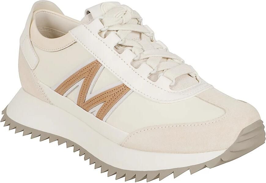 Moncler Beige Sneakers Pacey2 Nubuck Suède - Foto 2