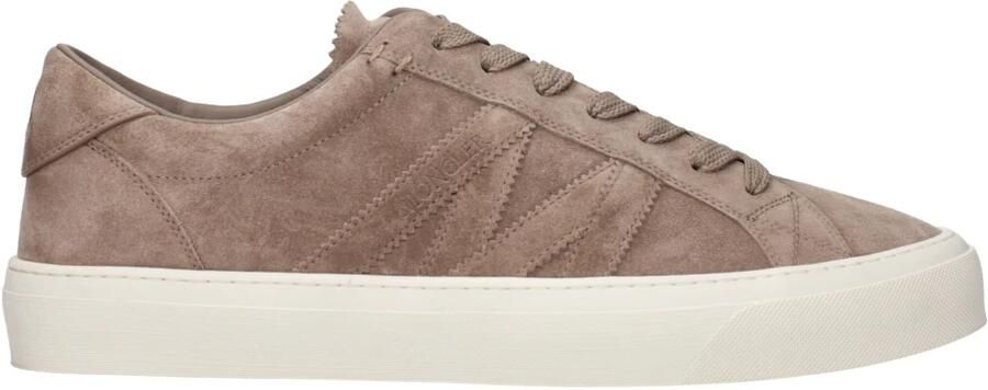 Moncler Monaco2 sneaker van suéde