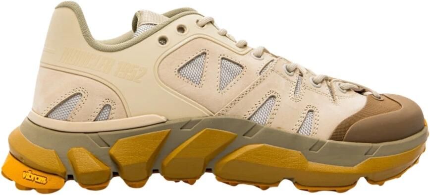 Moncler Silencio Sneakers met Rubberen Zool Beige Heren - Foto 3