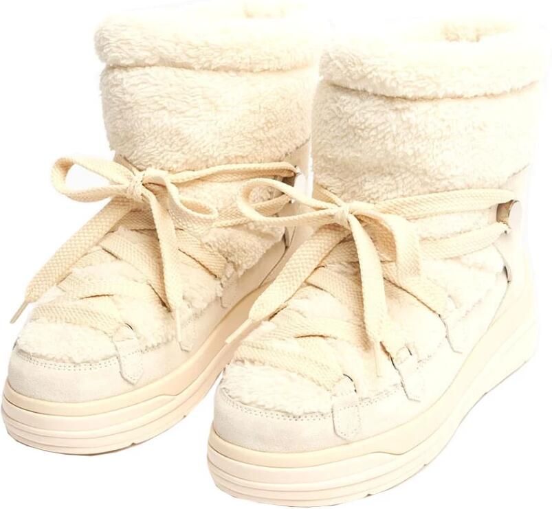 Moncler Stijlvolle Winterlaarzen Beige Dames