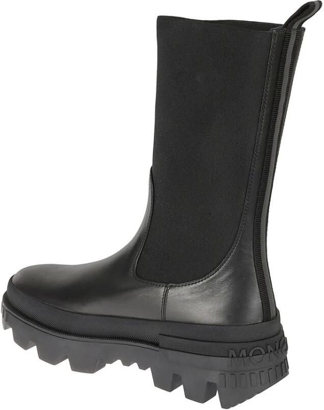 Moncler Leren laarzen met elastische zijinzetten - Foto 3