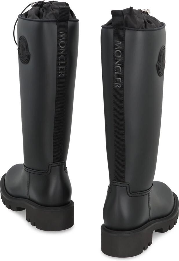 Moncler Logo Motief Regenlaarzen Waterdicht Trekkoordsluiting - Foto 2