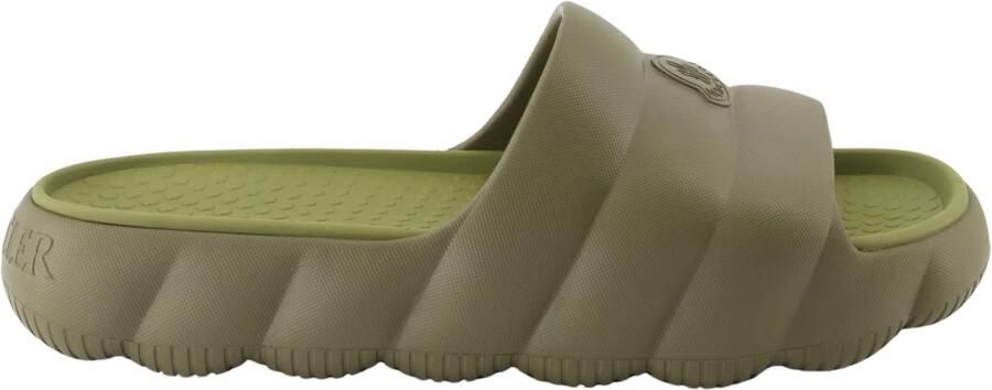 Moncler Gewatteerde Eva Groene Slippers - Foto 2