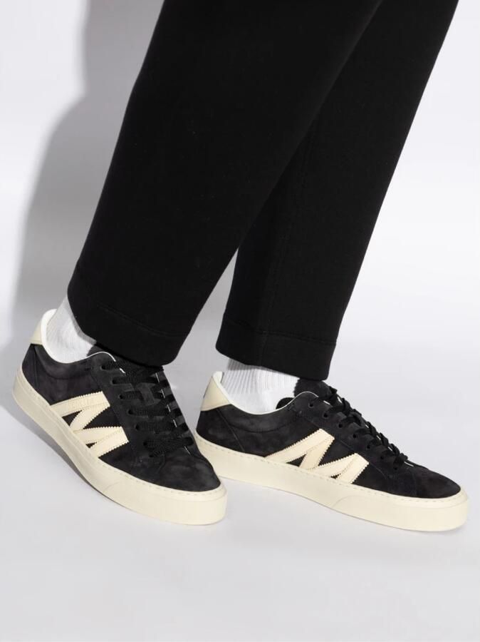 Moncler Monaco Logo Lage Sneakers - Foto 2