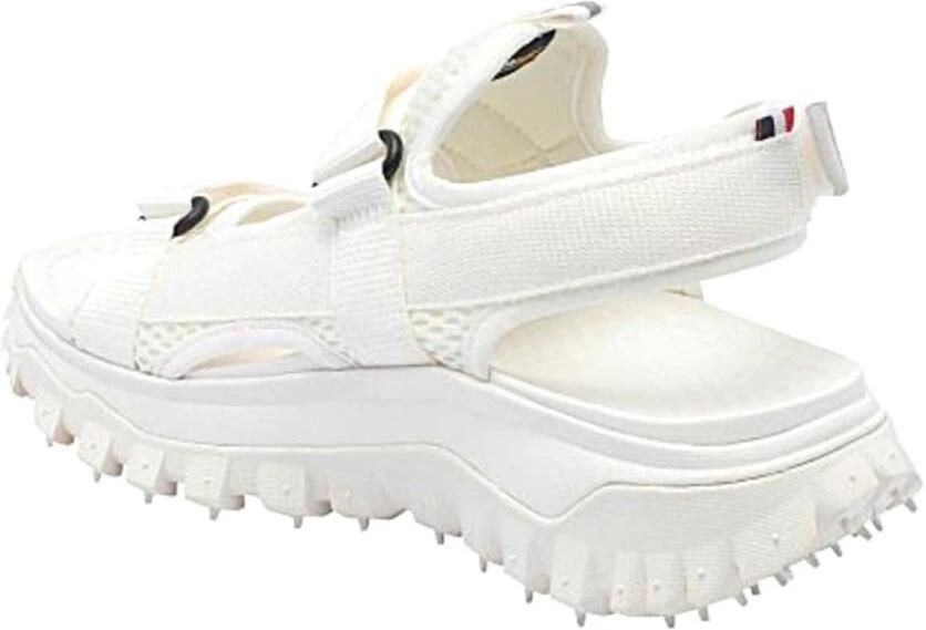 Moncler Witte Leren Sandalen voor Vrouwen