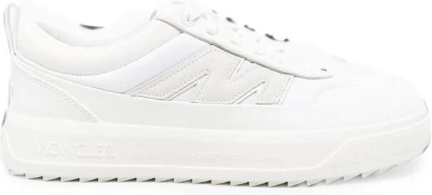 Moncler Sneakers met gestreepte zool met logo-reliëf