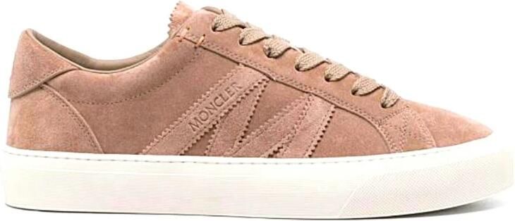 Moncler Lage Sneakers in Monaco Stijl Brown Heren - Foto 3