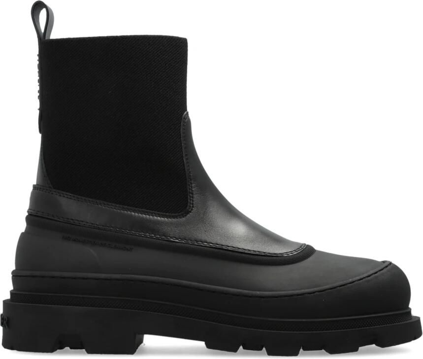 Moncler Vera Edge Leren Enkellaarsjes