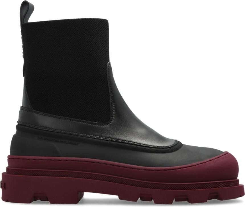 Moncler Vera Edge Leren Enkellaarzen