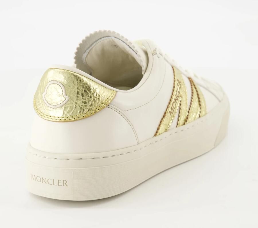 Moncler Witte & Gouden Leren Mand Stijl - Foto 6