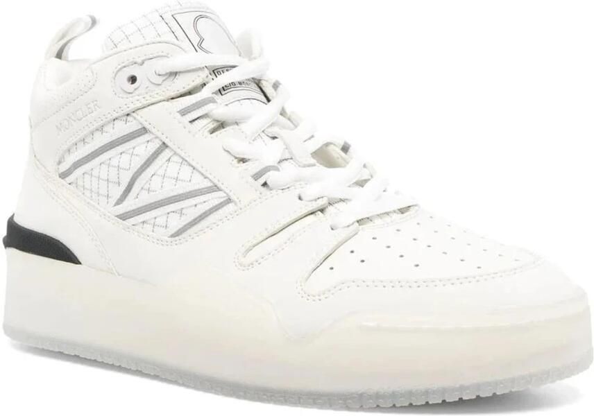 Moncler Crème en Zwarte Sneaker met Geselecteerde Stoffen Voeringen Beige Dames - Foto 3
