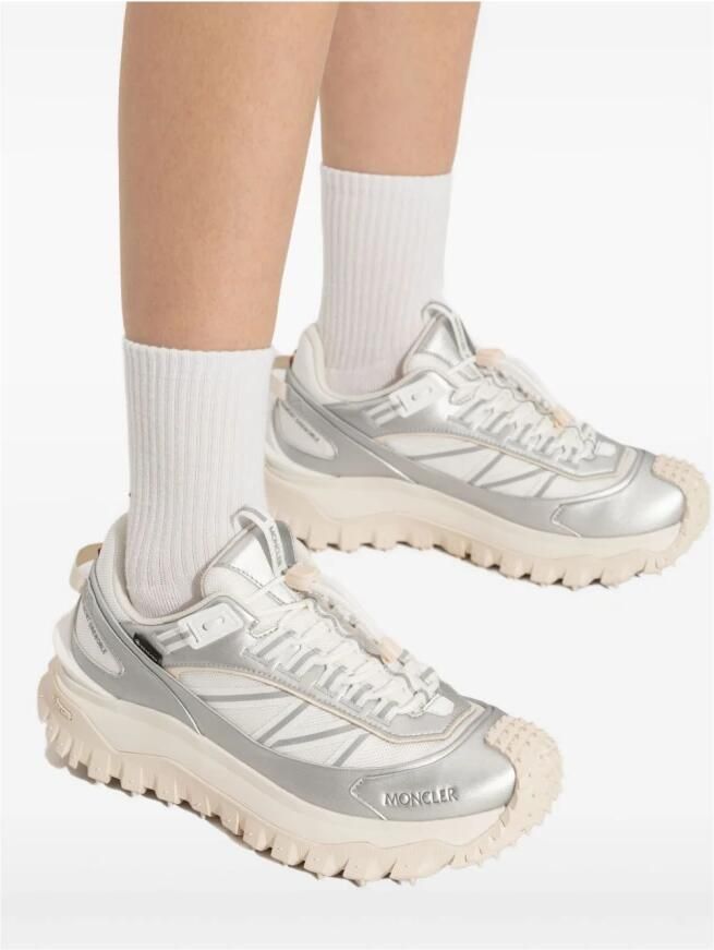 Moncler Zilveren Sneakers voor Vrouwen
